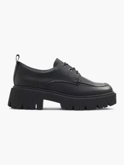 Zwarte Chunky Veterschoen