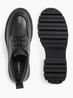 Zwarte Chunky Veterschoen