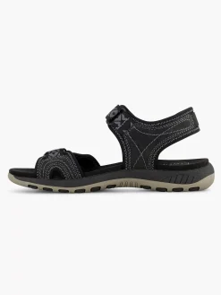Zwarte Comfort Sandaal