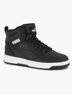 Zwarte Puma Rebound V6 Mid Wtr Jr