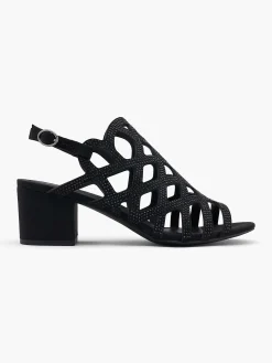 Zwarte Sandalette