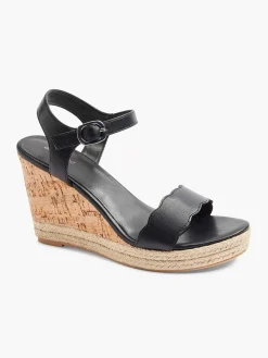 Zwarte Sandalette