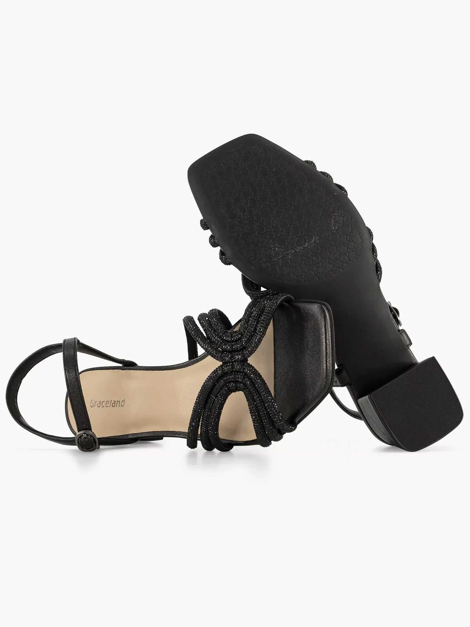 Zwarte Sandalette
