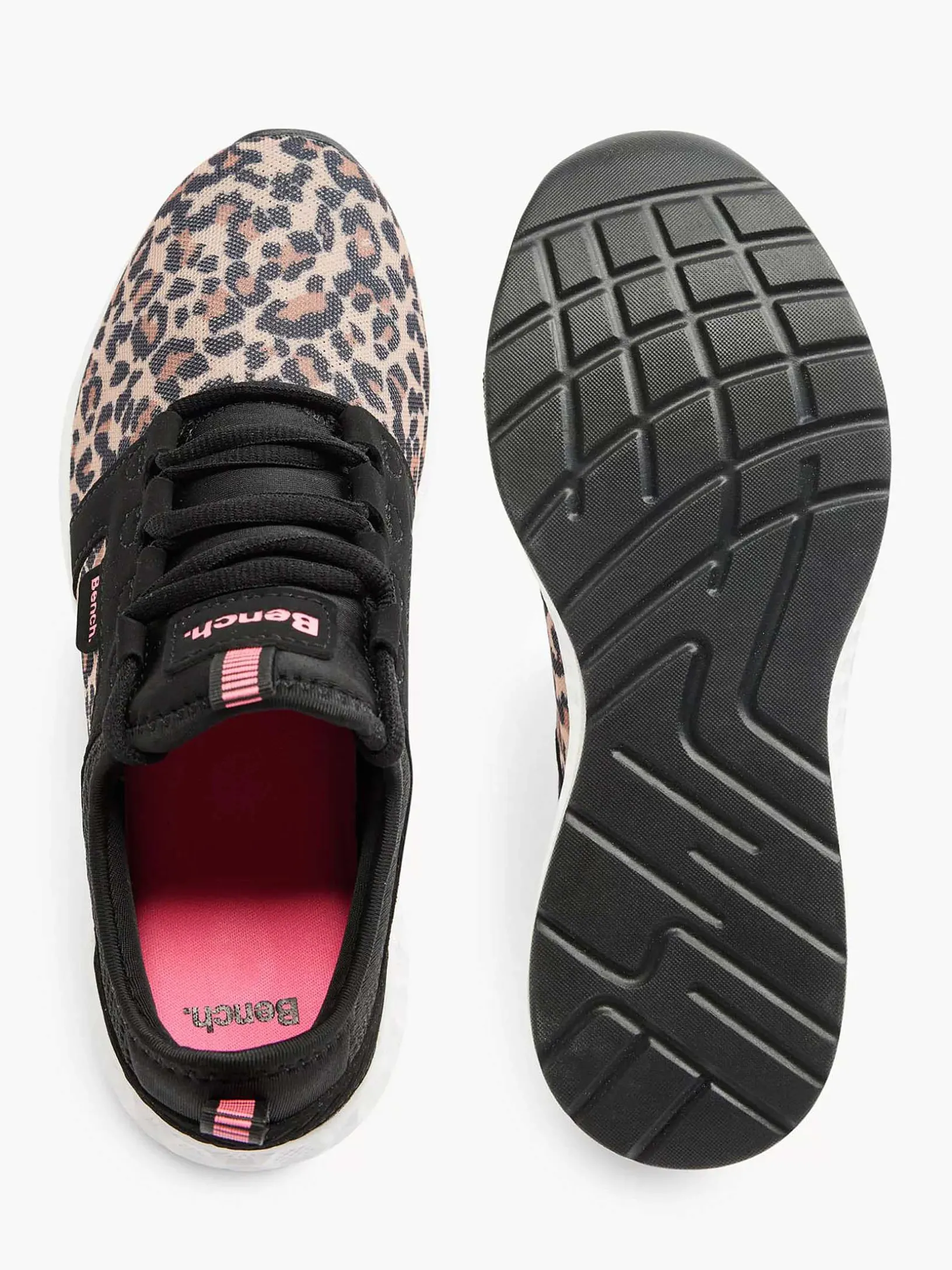Zwarte Sneaker Panterprint