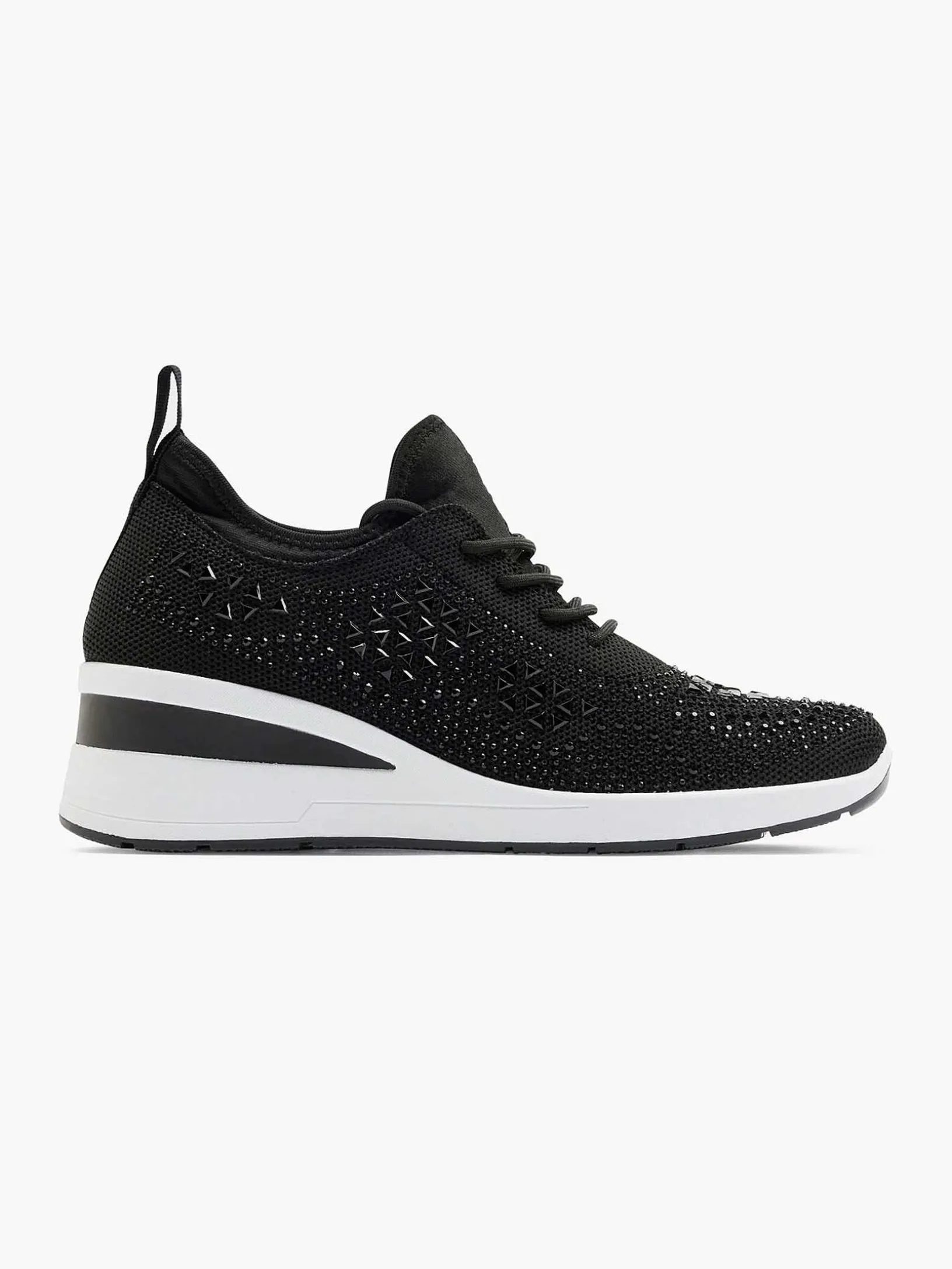 Zwarte Sneaker Steentjes