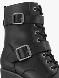 Zwarte Veterboot Hak