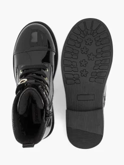 Zwarte Veterboot Lak